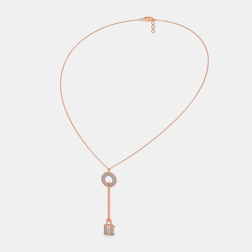 The Abrina Lock Necklace - image 3