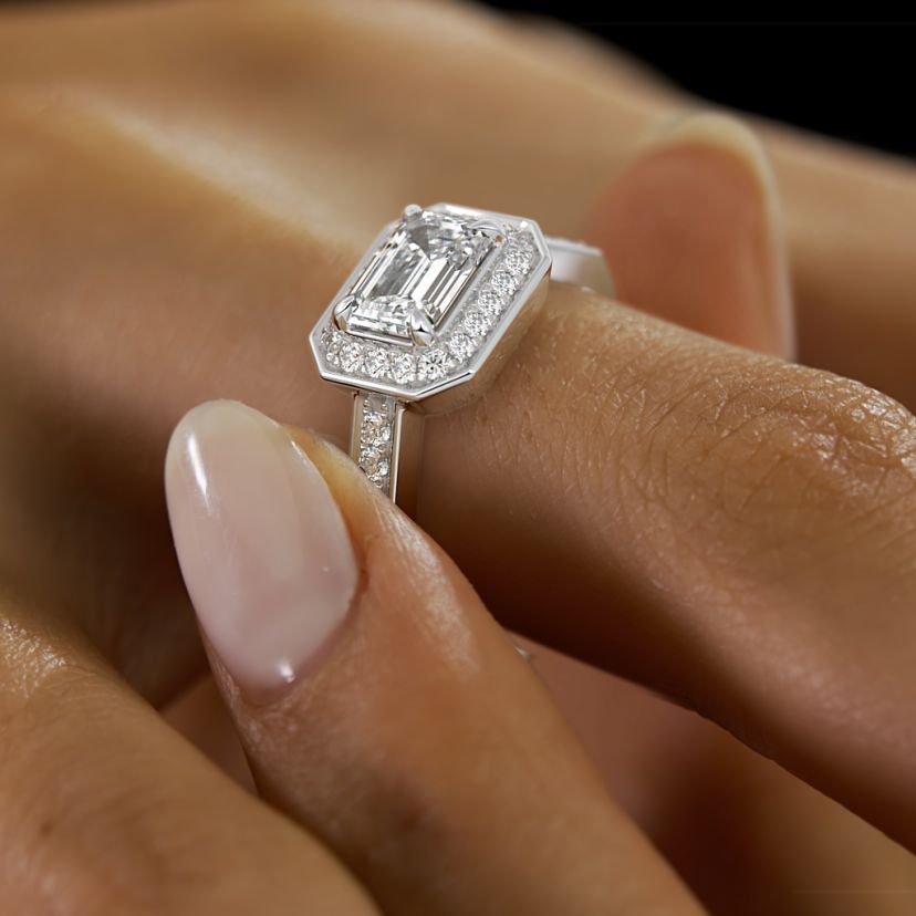 The Zephyrine Solitaire Ring - image 6