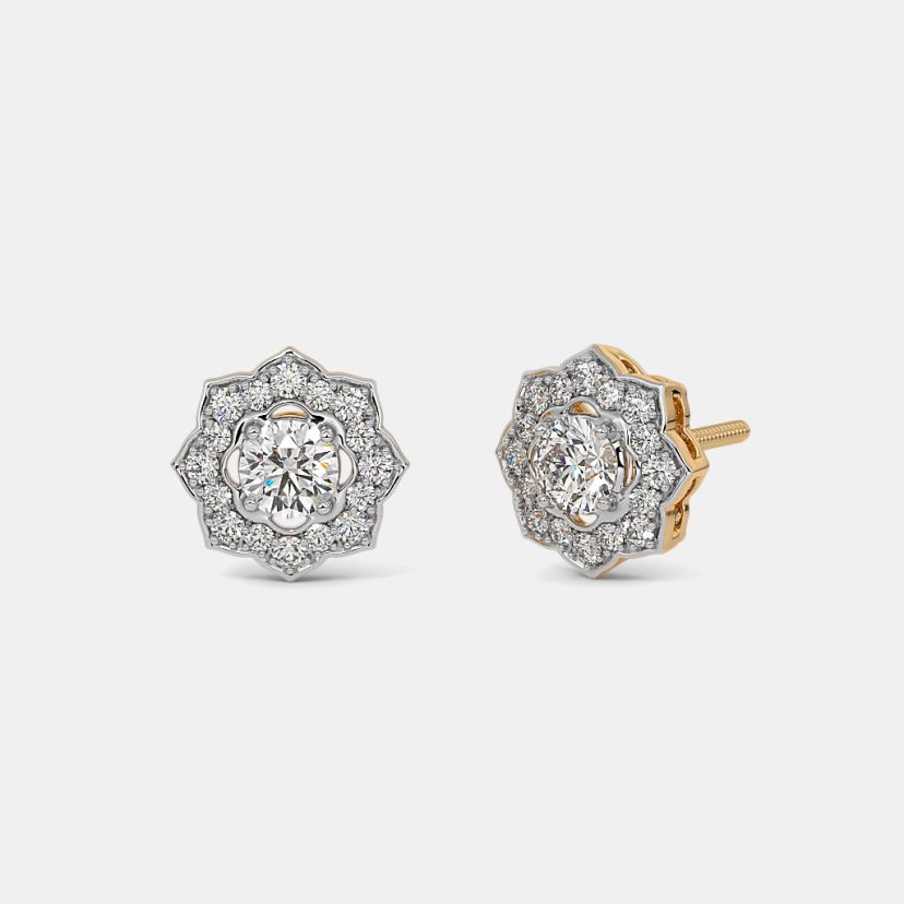 The Ossera Solitaire Stud Earrings - image 1