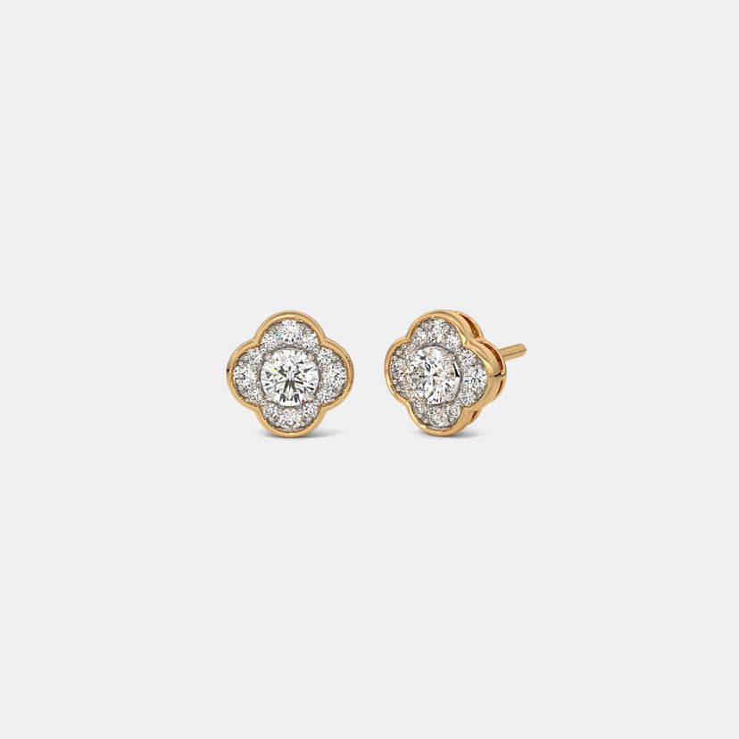 The Thalyrion Solitaire Stud Earrings - image 1