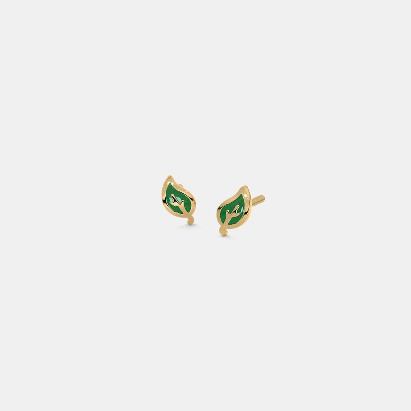 The Tiny Leaf Kids Earrings - image 1