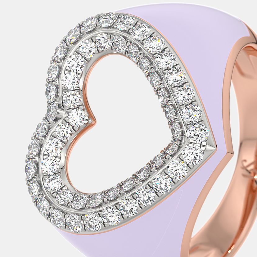 The Lavender Heart Ring - image 5