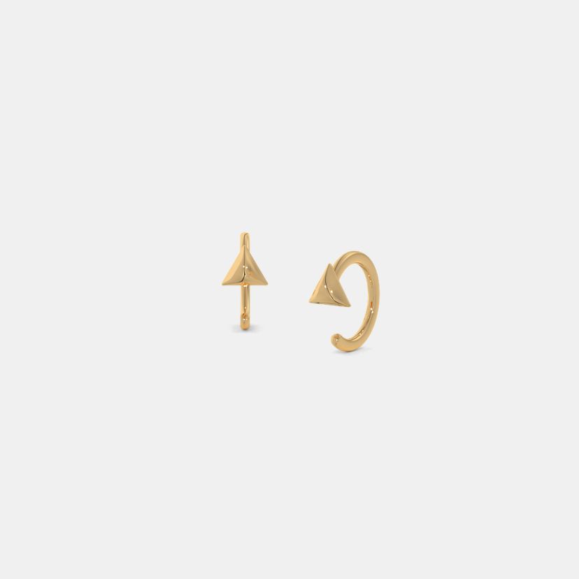 The Nadhiya Multi Pierced Hoop Earrings - image 1
