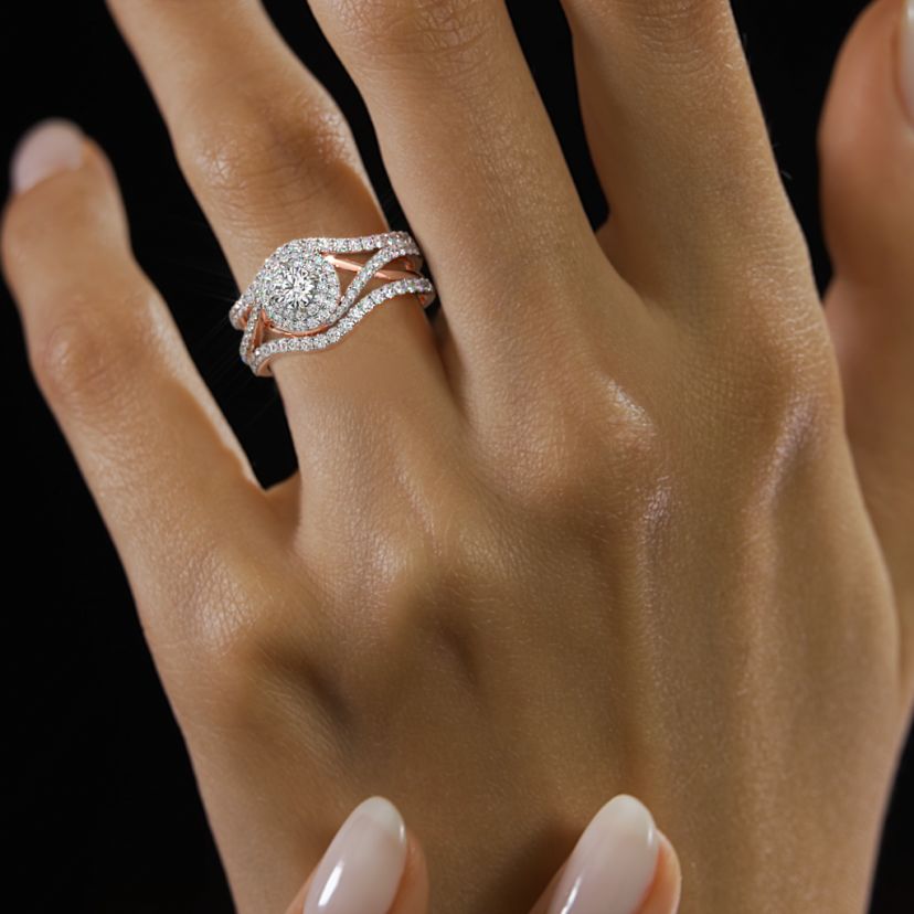 The Veloura Bridal Ring Set - image 4