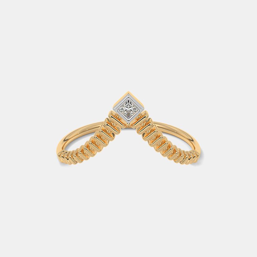 The Iker Chevron Ring - image 7