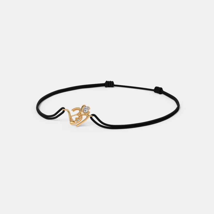 The Rhythmic Aum Cord Bracelet - image 4