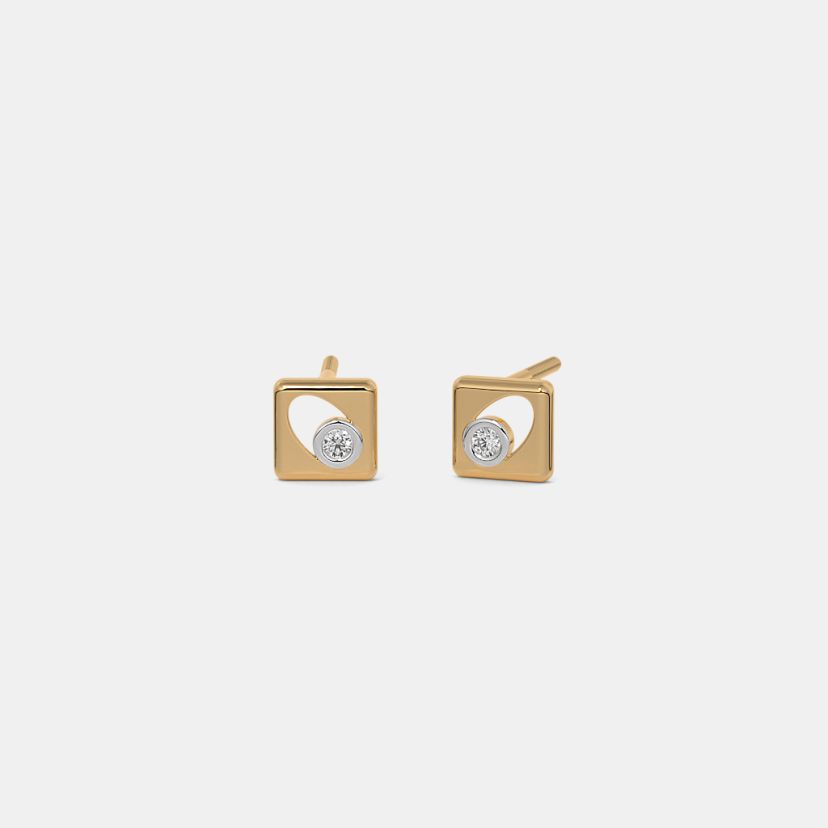 The Eclat Halo Stud Earrings - image 1