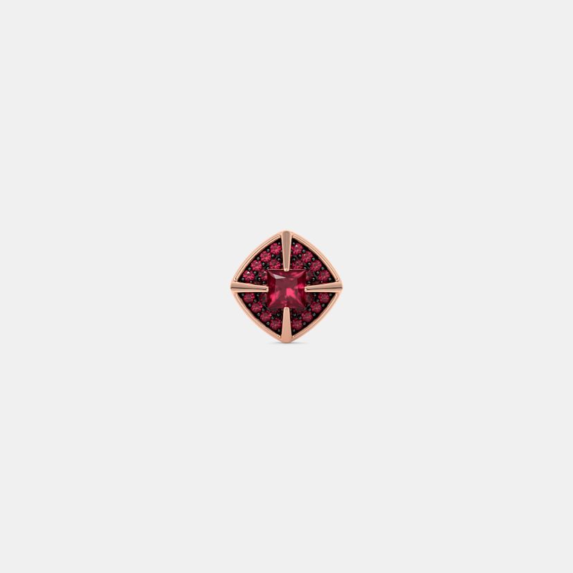 The Deepred Stud Earrings - image 5