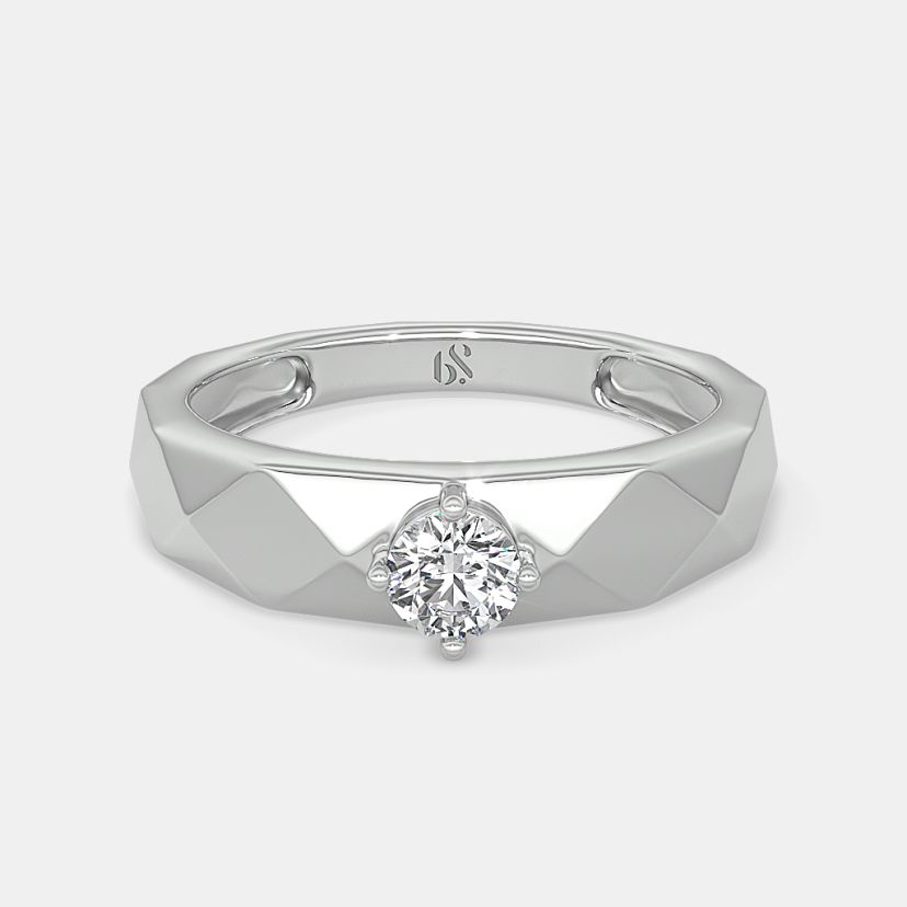 The Rory Solitaire Ring For Him - image 5