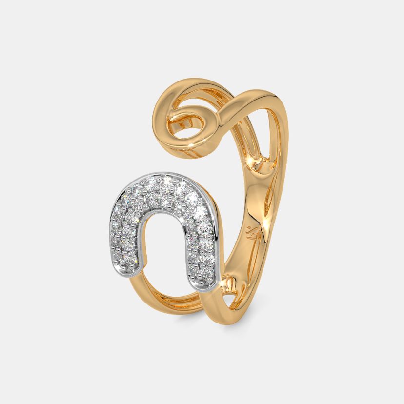 The Safety Pin Top Open Ring - image 1