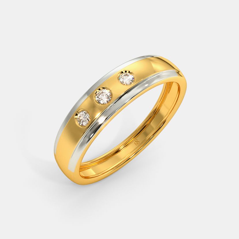 Gents band ring top