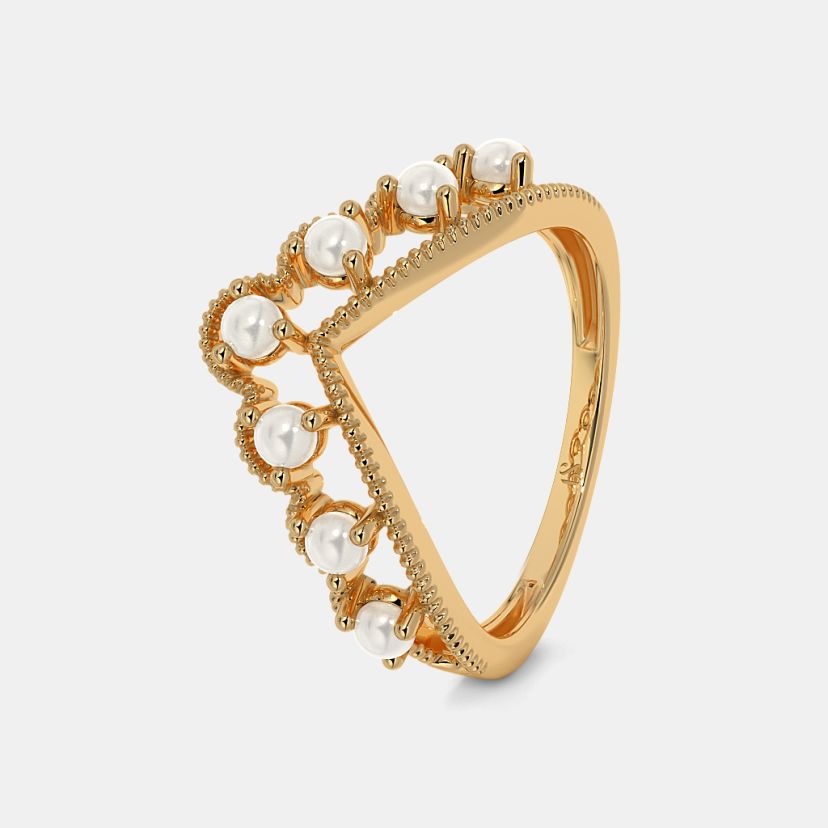 The Bricia Chevron Ring - image 1