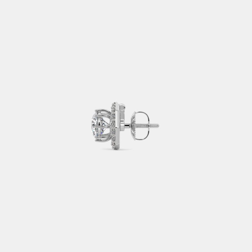 The Eclat Solitaire Stud Earrings - image 10