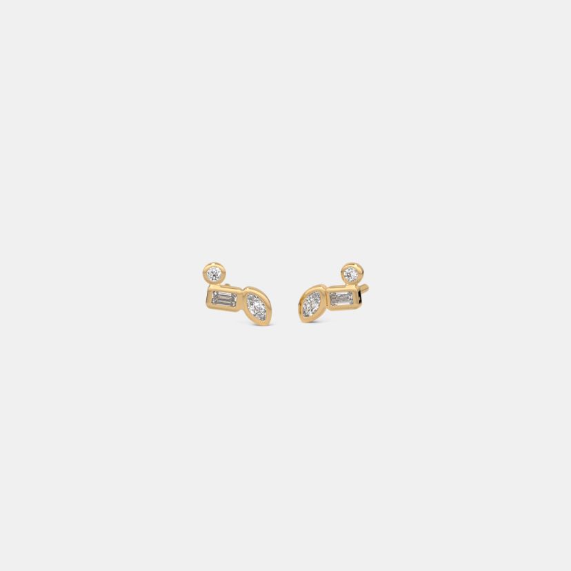 The Encara Multipierced Stud Earrings - image 1
