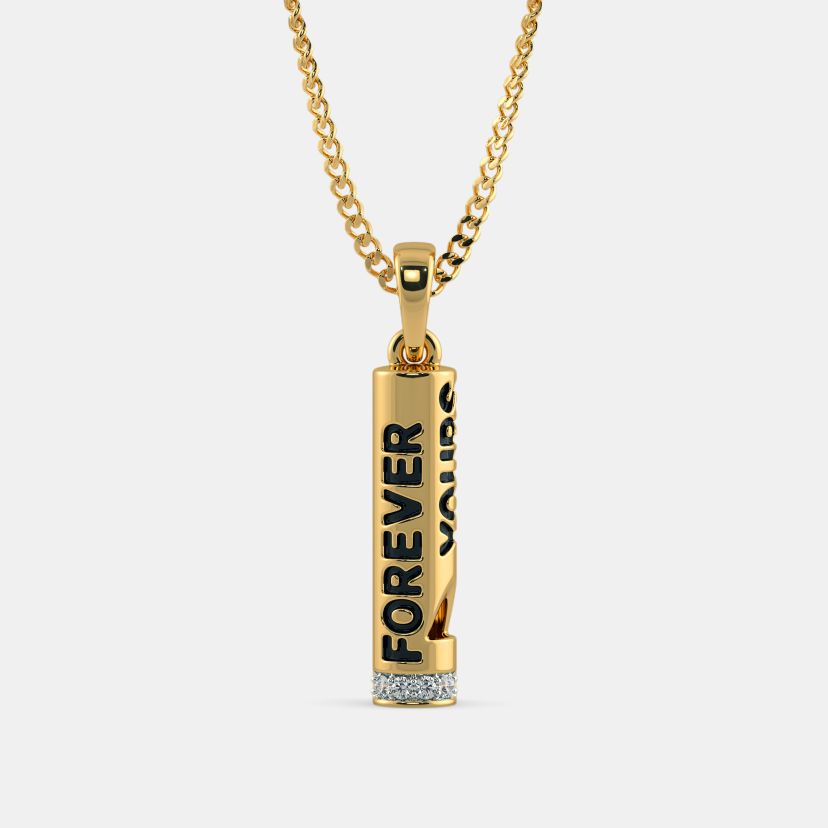 The Gina Forever Yours Pendant - Side View 2