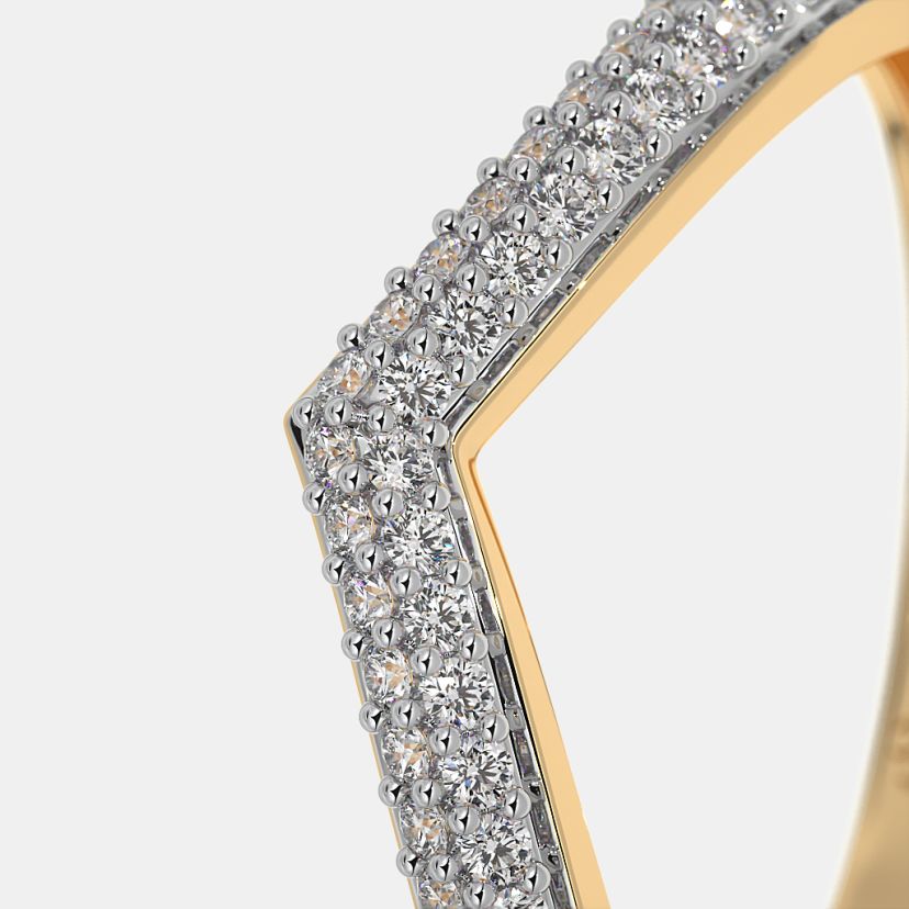 The Bertie Chevron Ring - image 5