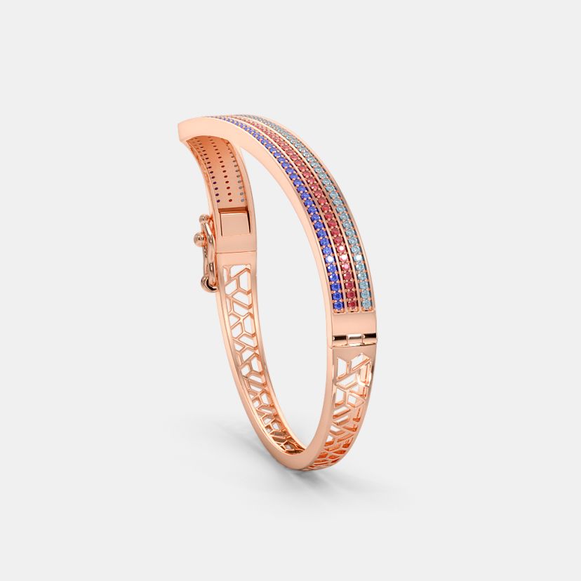 The Chevv Chevron Oval Bangle - image 5