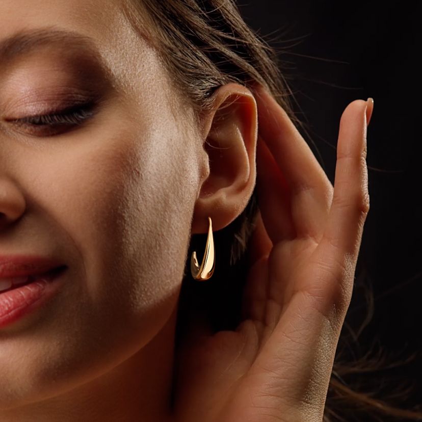 The Hasfar J Hoop Earrings - image 3