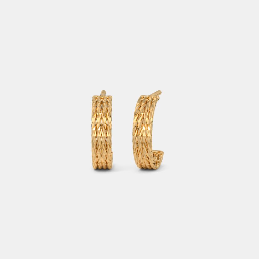 The Solenne J Hoop Earrings - image 1