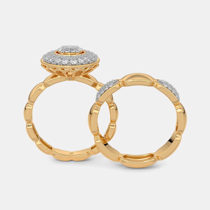 The Rocher Bridal Ring Set - image 9