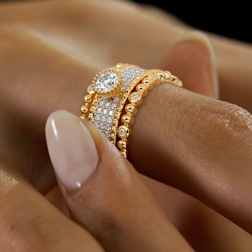 The Alzian Bridal Ring Set - image 6