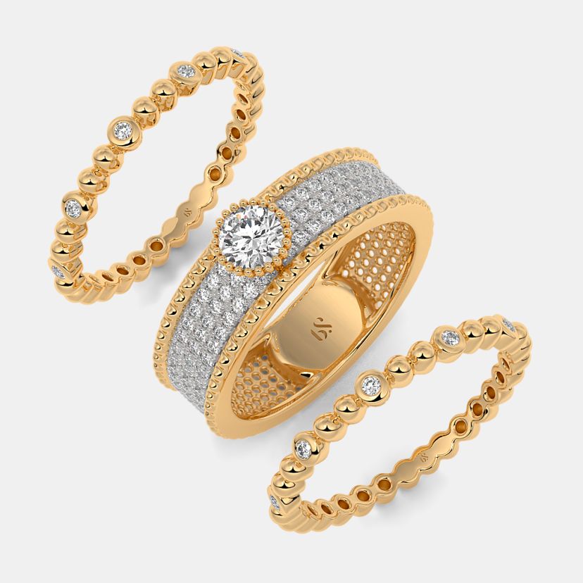 The Alzian Bridal Ring Set - image 7
