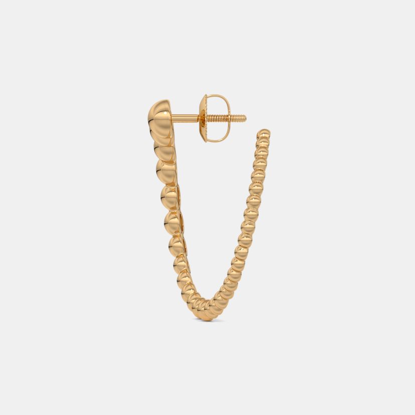 The Wontony Orange Peel Hoop Earrings - image 8