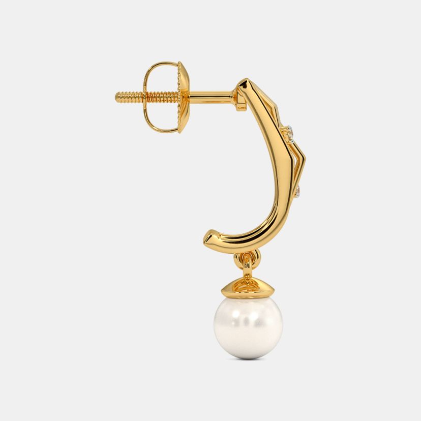 The Rysha J Hoop Earrings - image 7