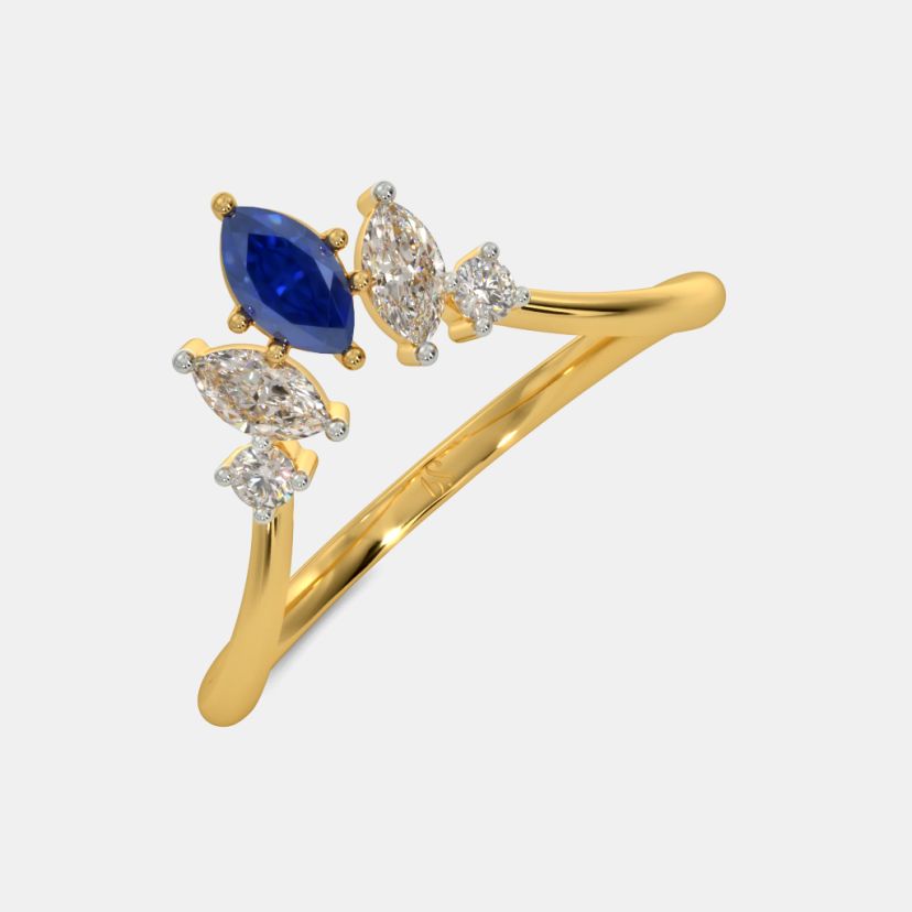 The Fanchon Chevron Ring - image 1
