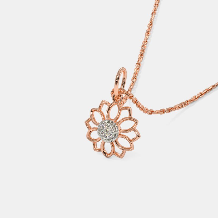 Buy 50+ Rose Gold Pendants Designs Online