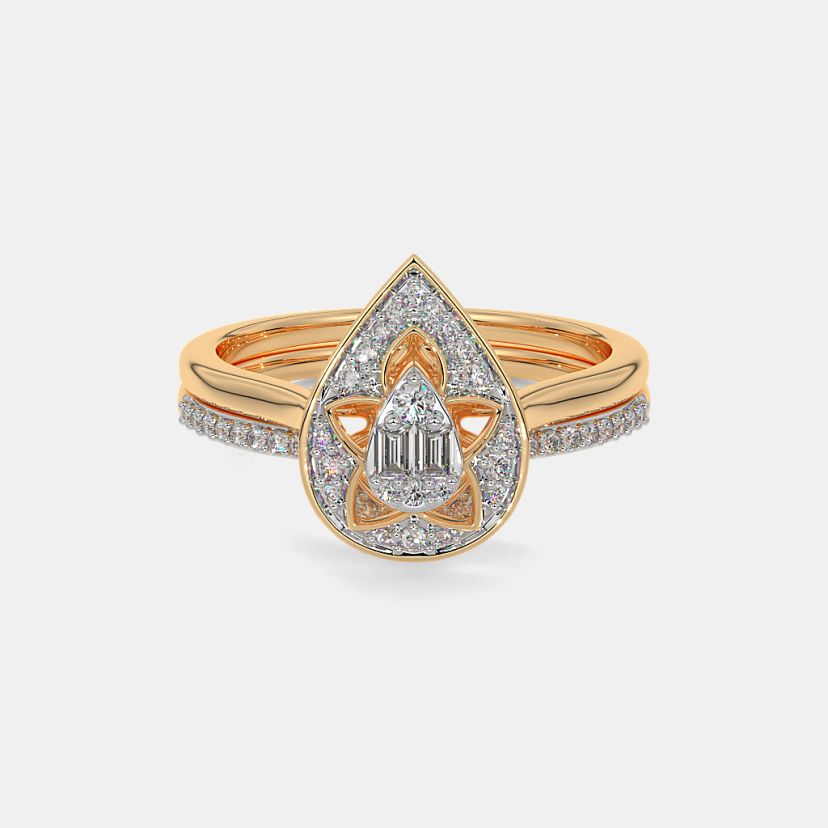 The Eilish Bridal Ring Set - image 8
