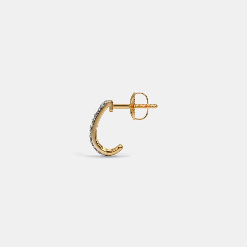 The Elizaa J Hoop Earrings - image 5