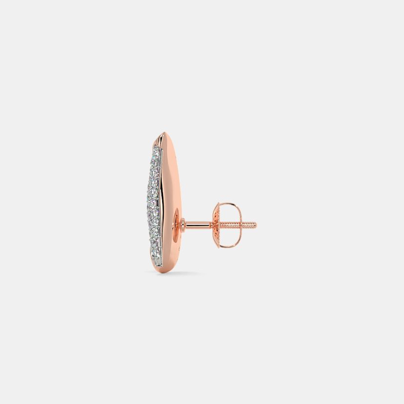 The Whispering Emerald Fold Stud Earrings - image 9