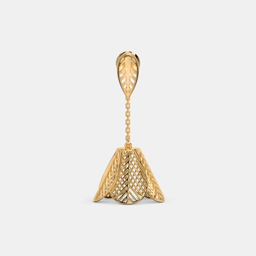 The Leafy Embrace Jhumka Earrings - image 7