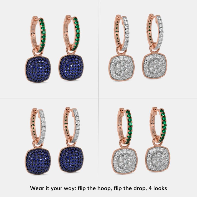 The Aurenya Multiwear Hoop Earrings - image 4