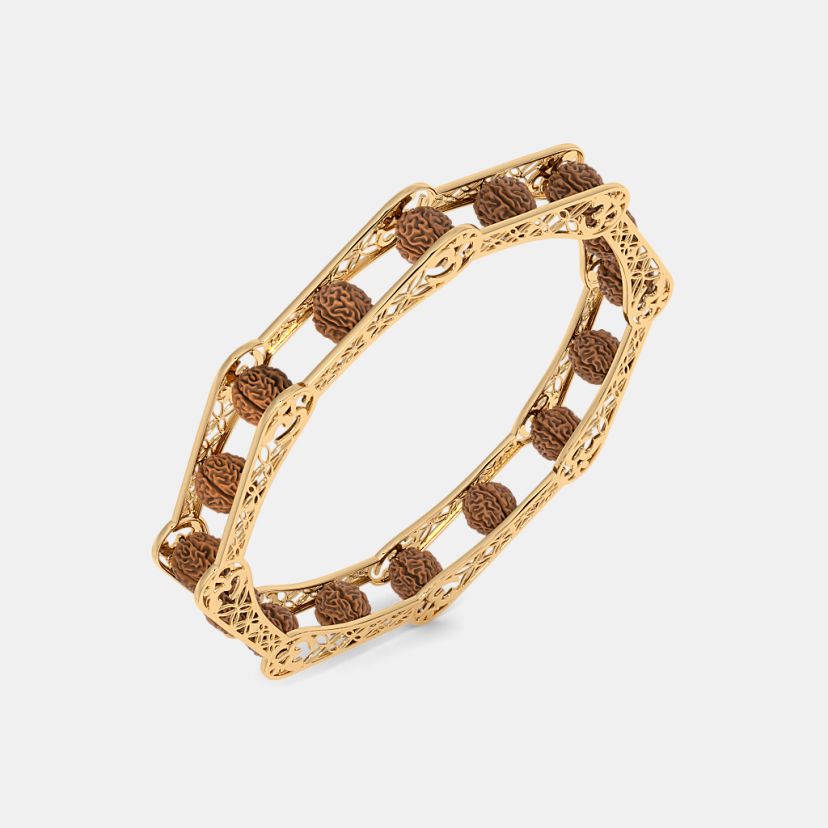 The Ruh Gold Station Bangle - image 1