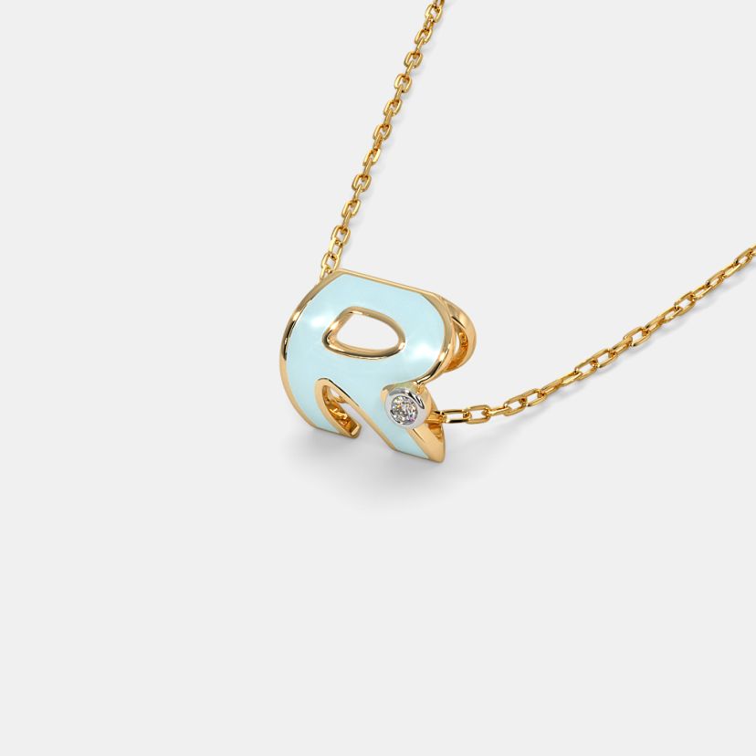 Bluestone alphabet cheap pendant