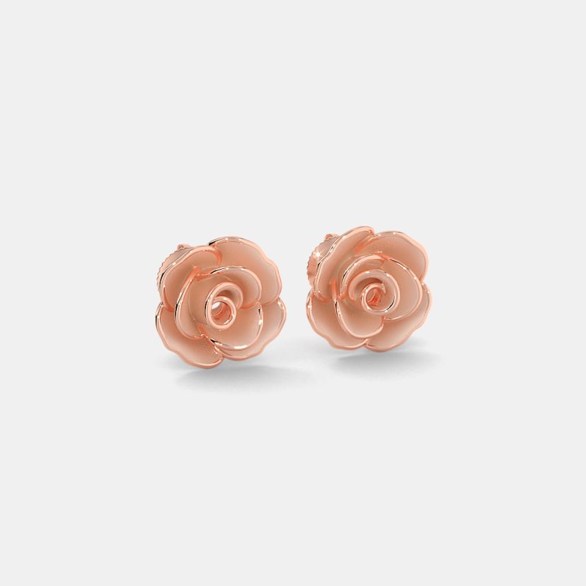 The Blooming Rose Stud Earrings - image 5