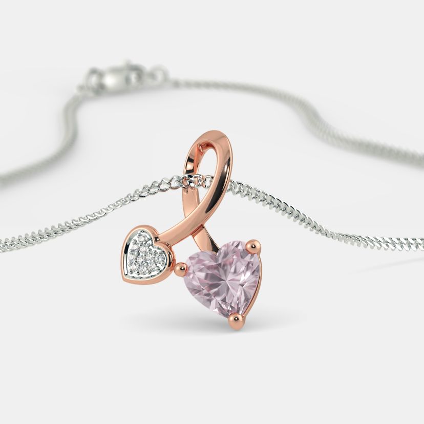 The Cira Rose Quartz Pendant - image 1