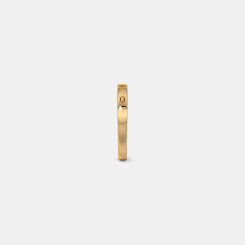 The Swelled Edge Hoop For Him - image 6