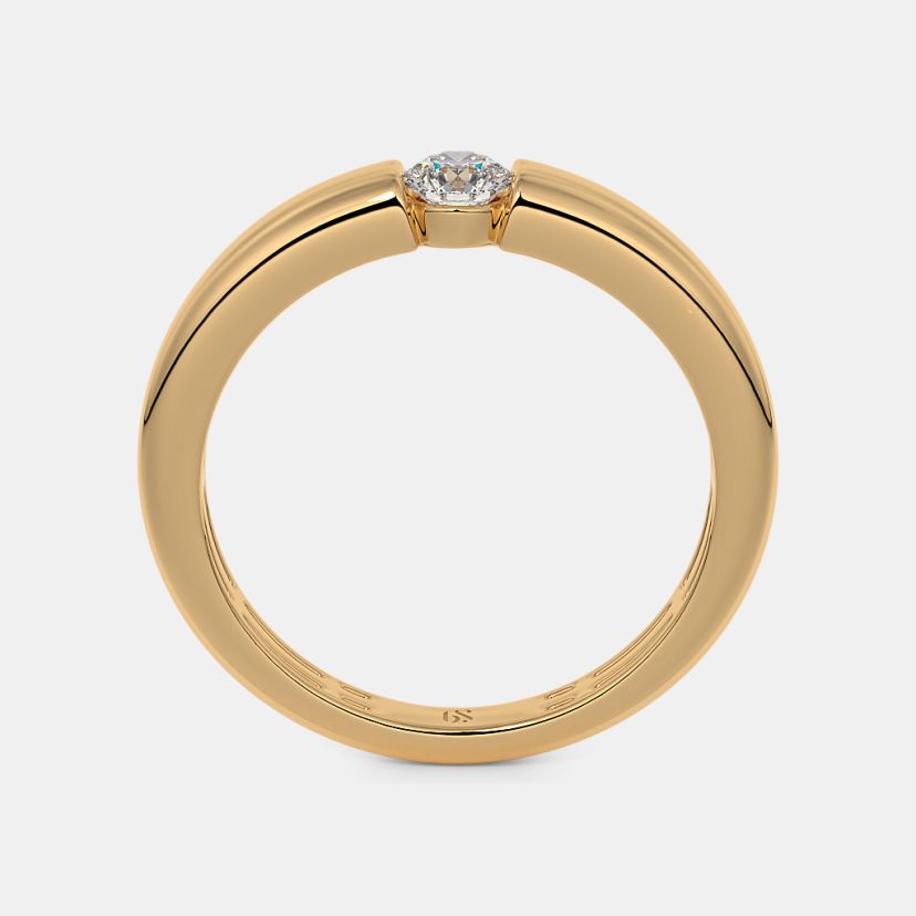 The Bondra Solitaire Couple Band For Him - image 5