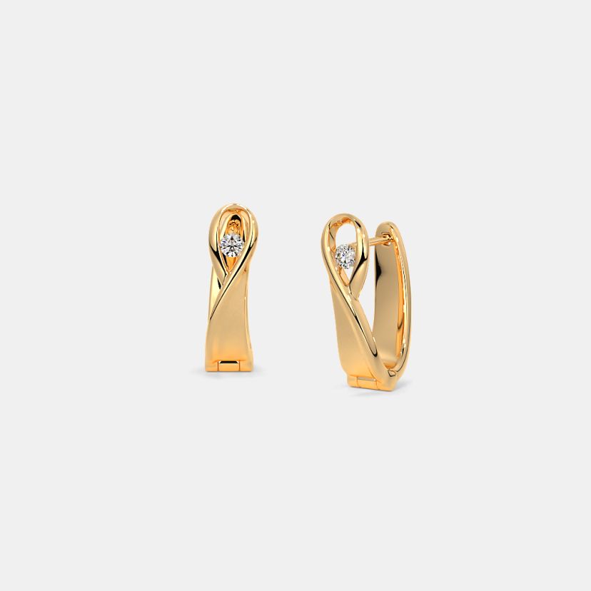 The Pelagia Huggie Earrings - image 1