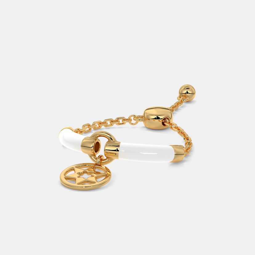The Cotton White Slider Ring - image 8