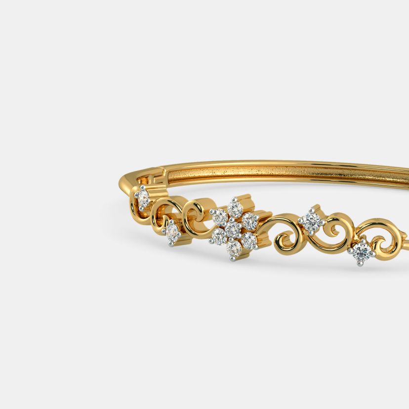 Buy Cluster Bangles Designs Online BlueStone India s 1 Online Jewellery Brand