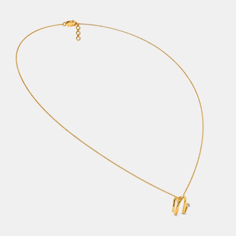 The Cursive N Necklace - image 7