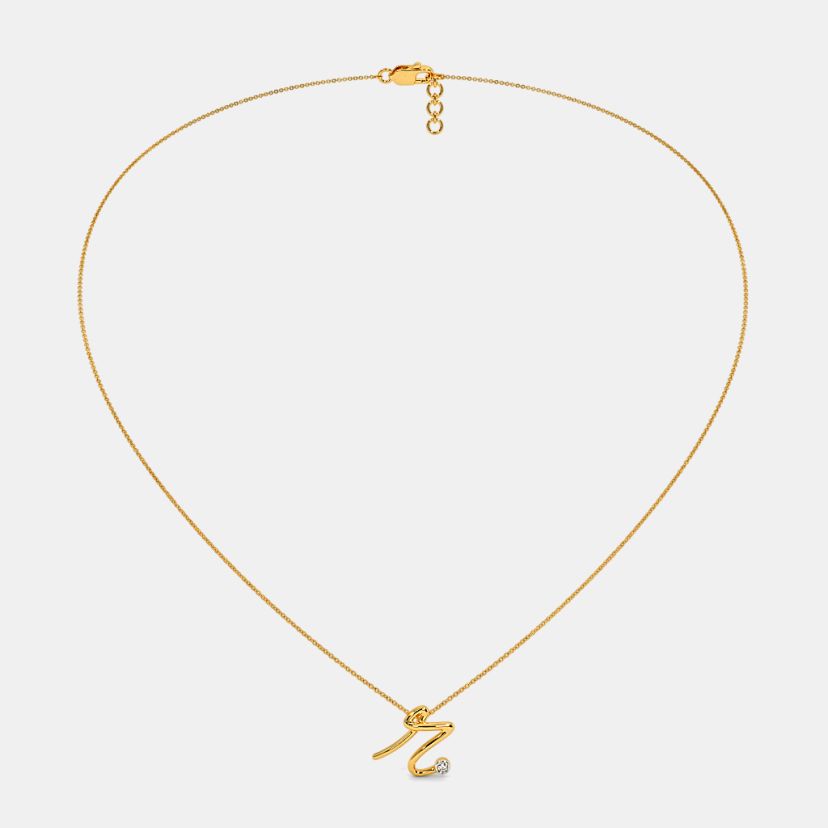 The Cursive R Necklace - image 4