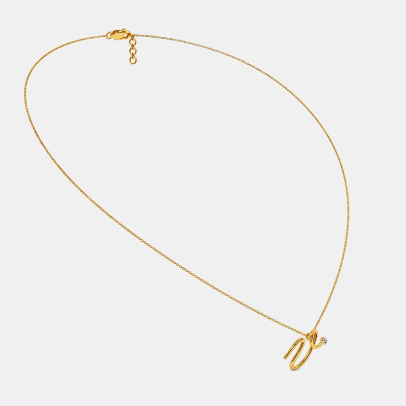 The Cursive V Necklace - image 7