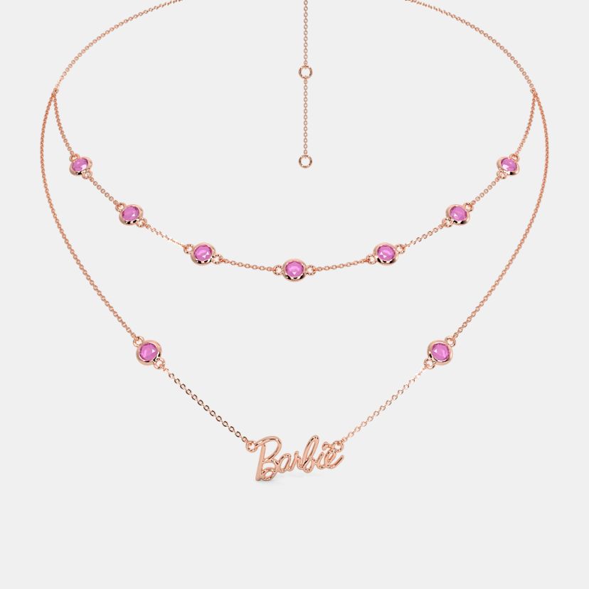 The Barbie Rose Layered Necklace - image 1