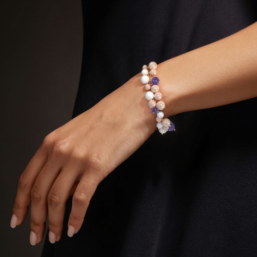 The Tide Of Pearls Charm Bracelet - image 3