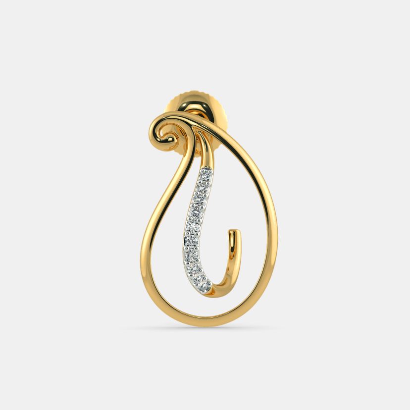 The Asmita Paisley Stud Earrings - image 7